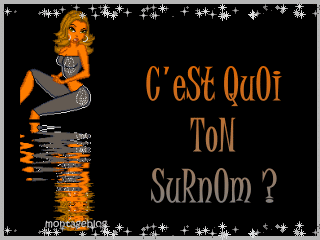 TON SURNOM